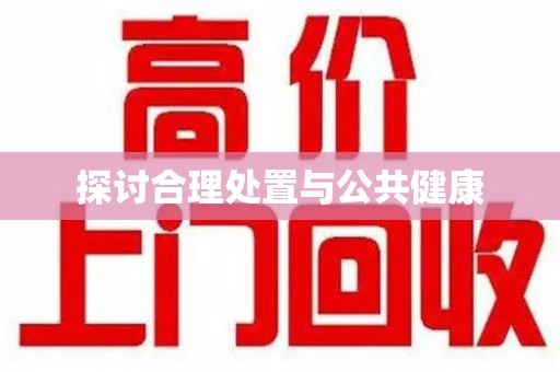 绵阳探讨合理处置与公共健康