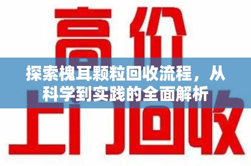 绵阳探索槐耳颗粒回收流程，从科学到实践的全面解析