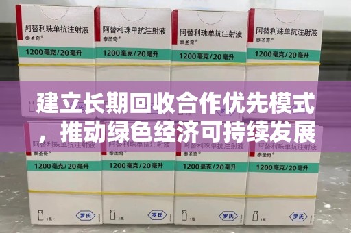 绵阳建立长期回收合作优先模式，推动绿色经济可持续发展
